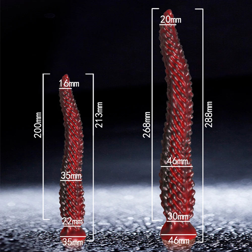 Monster Tentacle Silicone Dildo,Anal Dildo Anal Toys with Strong Suction Cup,Long Butt Plug for G Spot & Prostate Massager,Adult