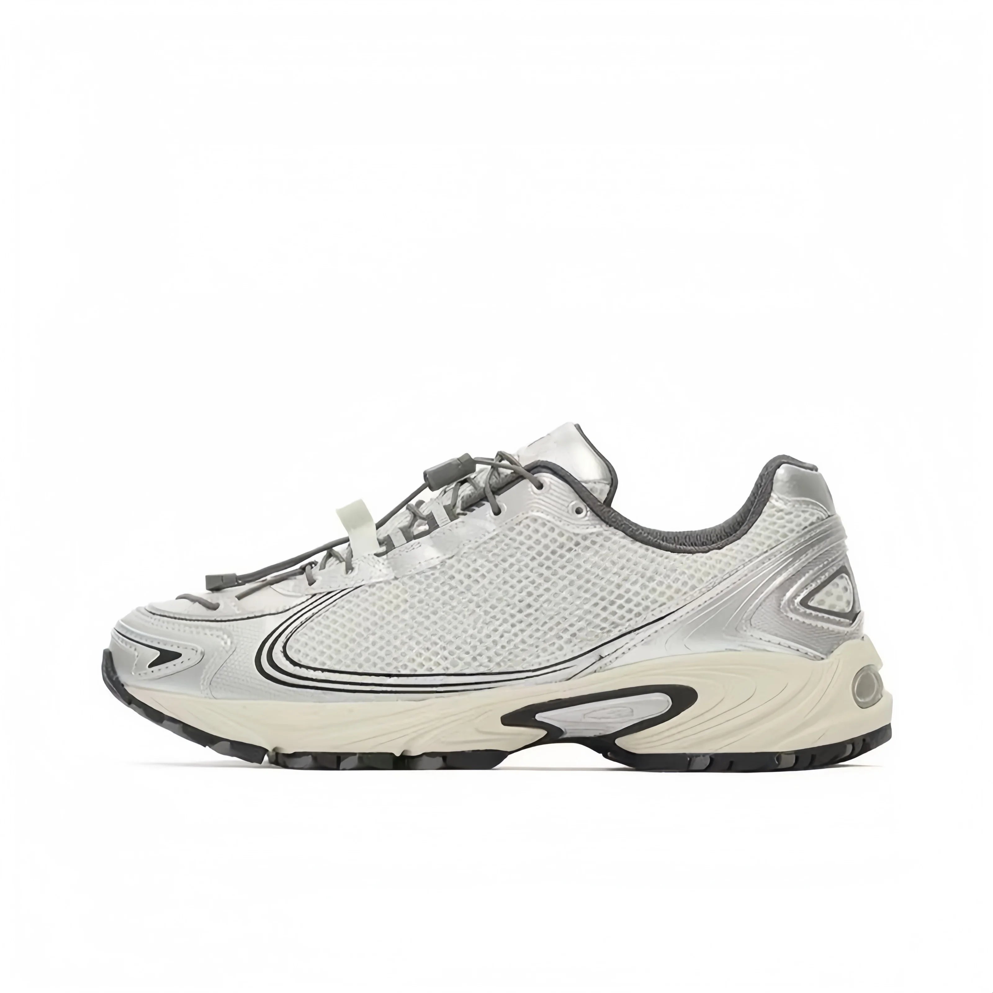Men's Women's Light-Weight Road Running Sneakers Low-Top Jogger Athletic Shoes EVA Insole Platform Stretch Fabric Running Shoes