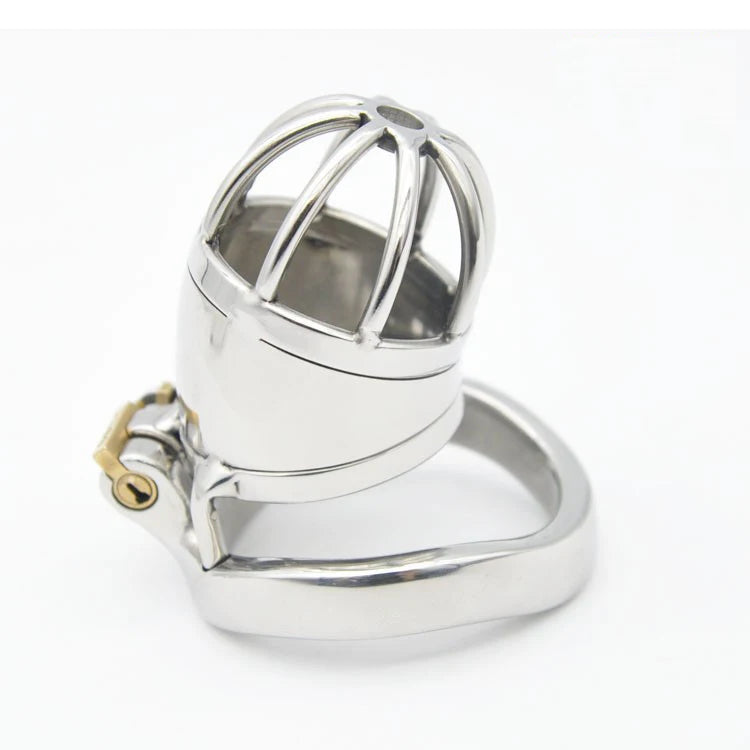 Happygo Stainless Steel Stealth Lock Male Chastity Device,Cock Cage,Penis Lock,Cock Ring,Chastity Belt A277