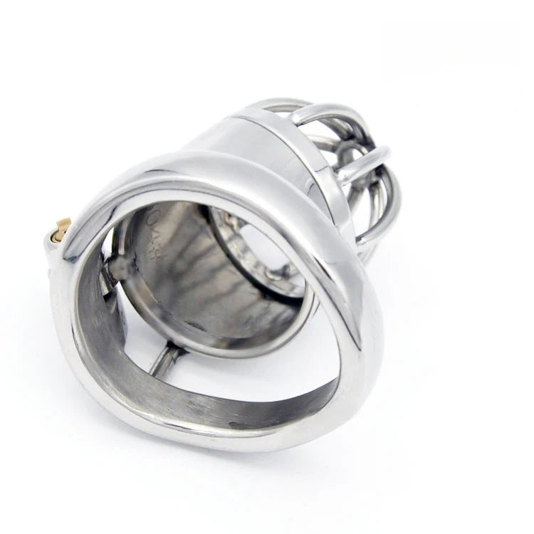 Happygo Stainless Steel Stealth Lock Male Chastity Device,Cock Cage,Penis Lock,Cock Ring,Chastity Belt A277