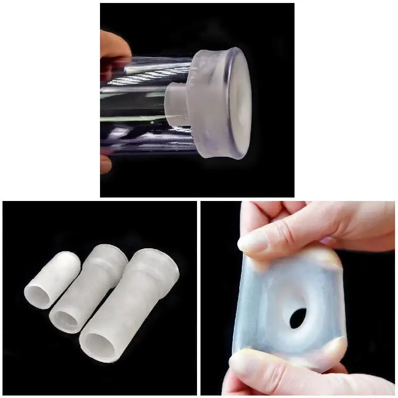 Silicone Sleeves for Penis Enlargement Extender Stretcher Pump Hanger Enlarger CJ