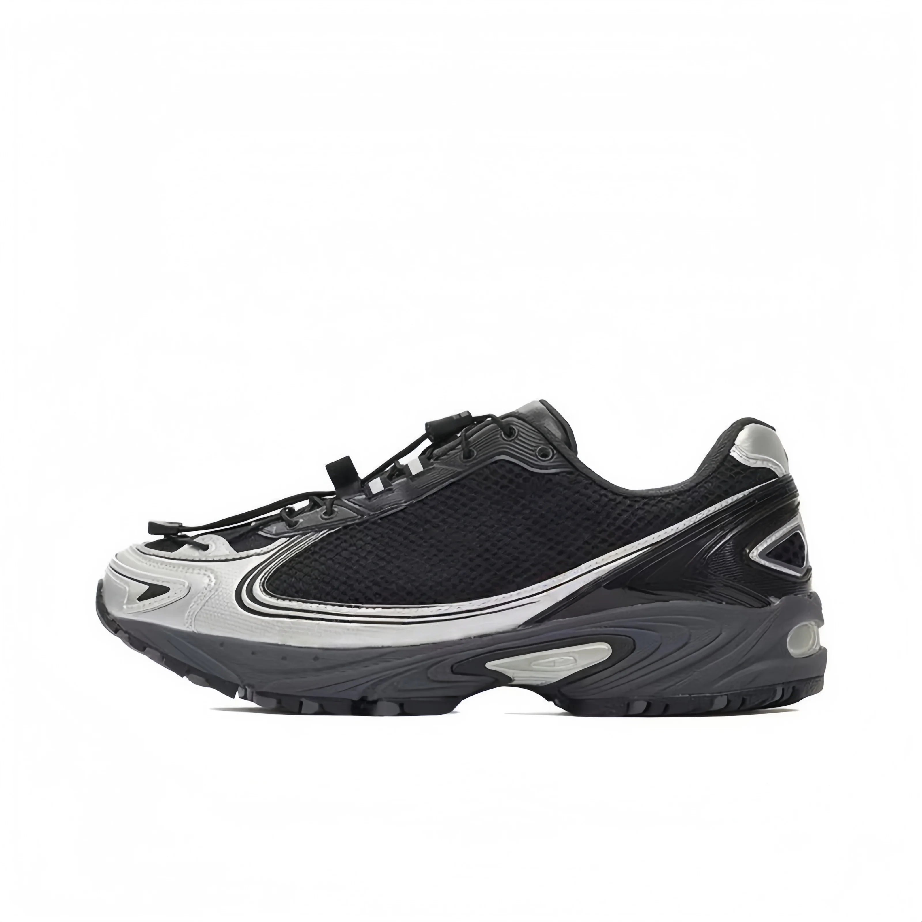 Men's Women's Light-Weight Road Running Sneakers Low-Top Jogger Athletic Shoes EVA Insole Platform Stretch Fabric Running Shoes