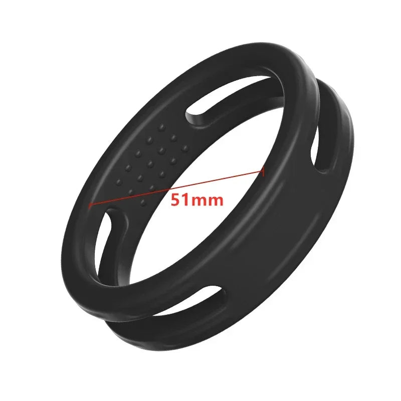 Men Soft Silicone Penis Ring Delay Ejaculation Scrotum Massage Ring Adult Male Sexual Wellness Products Easy To Use