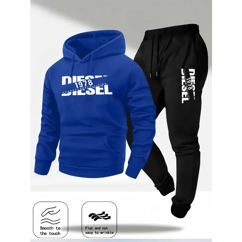 2026 popular new hooded sportswear fashion hooded sportswear casual sportswear and pants two in one