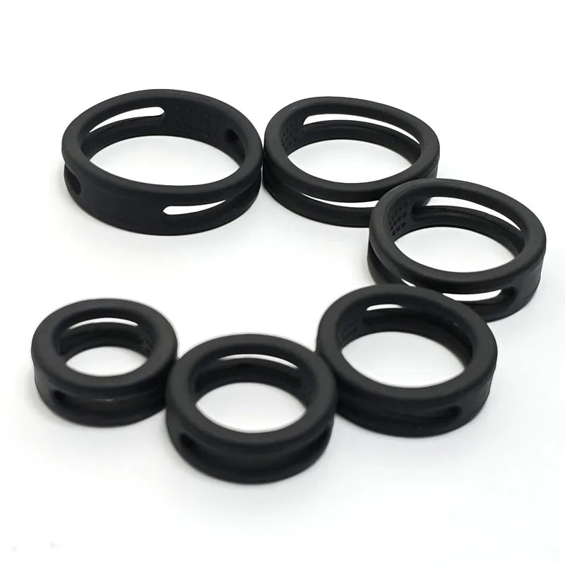 Men Soft Silicone Penis Ring Delay Ejaculation Scrotum Massage Ring Adult Male Sexual Wellness Products Easy To Use