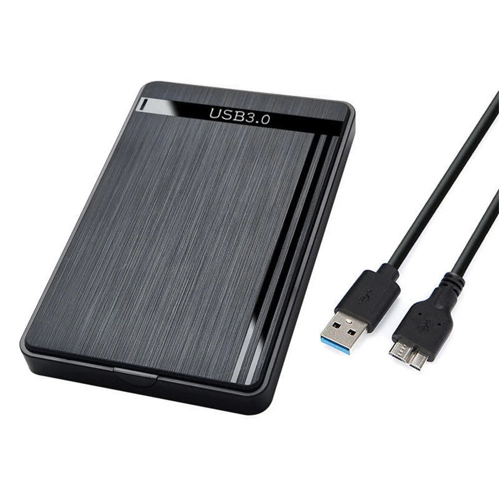 2.5" SATA to USB3.0 HDD Enclosure Mobile Hard Drive Cases for SSD External Storage HDD Box With USB3.0/2.0 Cable ABS