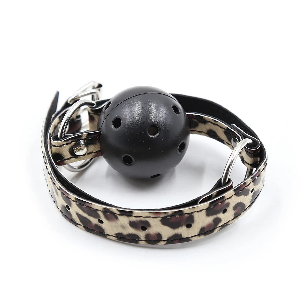 Adult Toys of Hard Ball Gag Mouth Gag 3 Breathing Holes Ball Plug for SM Game