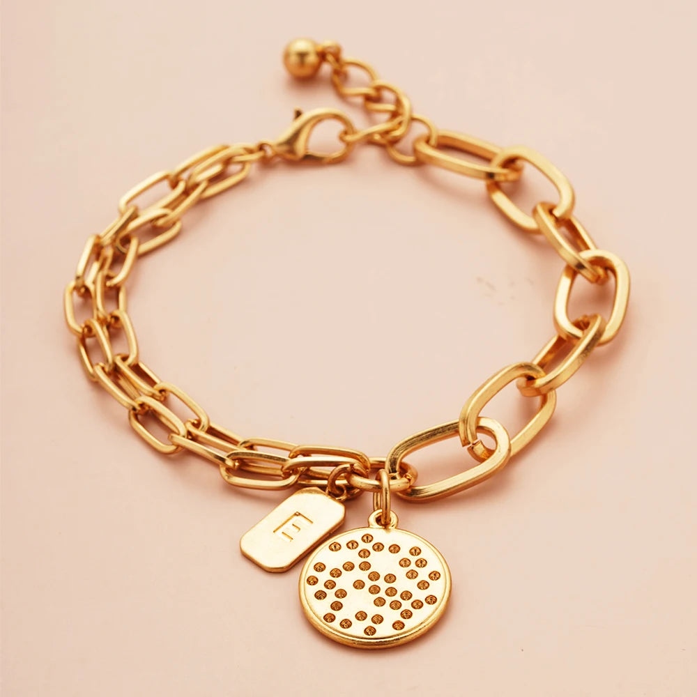 Bohemia Ocean Beauty Charms Bracelet Pulseras Bangle Hand Enamel Fishes Conch Seastar Tassel Pendants Toggle Bracelet Pulseras