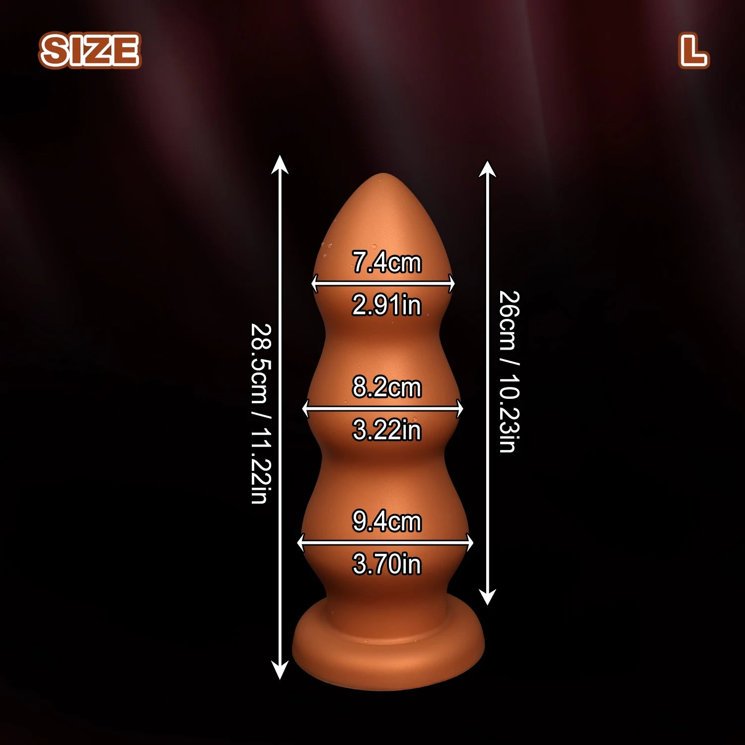 big huge anal beads soft smooth anal dildo penetration anal toys Prostate Massage silicone dilatador super large butt plug ball