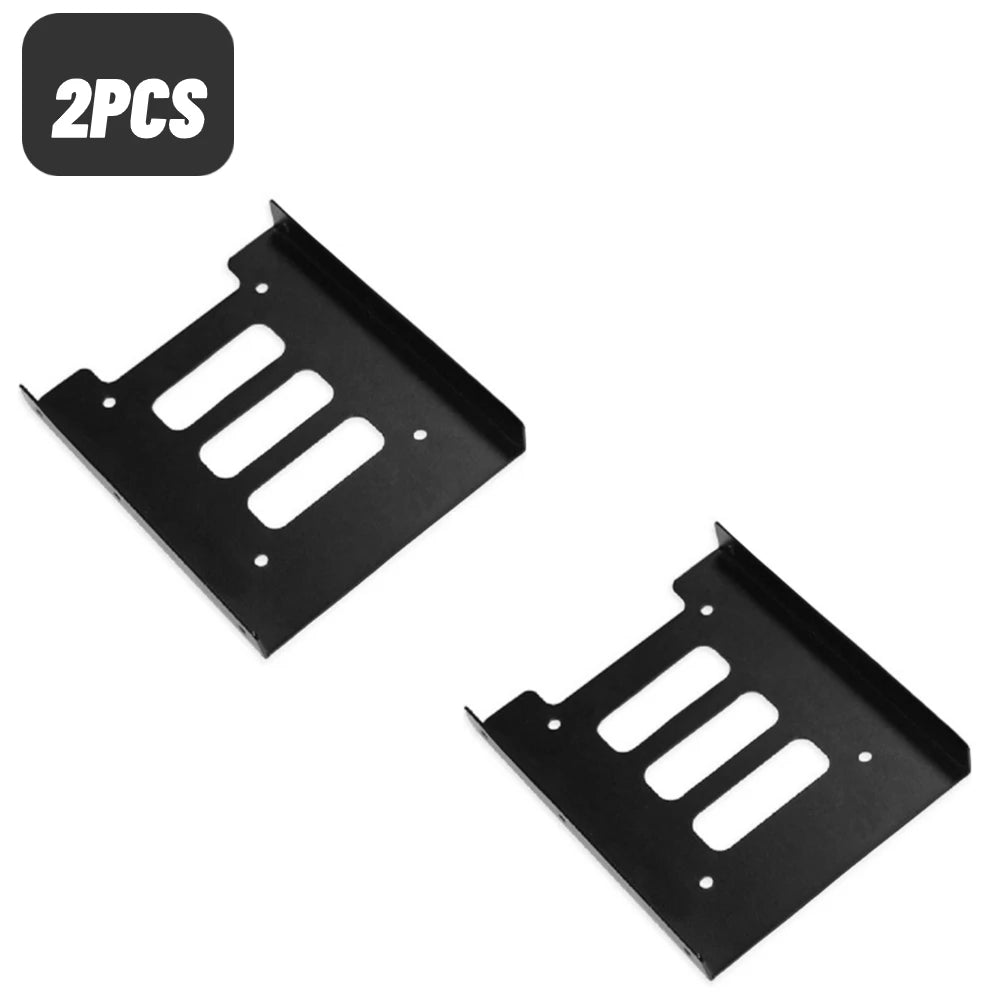 3-1PCS 2.5 inch SSD HDD to 3.5 inch Mounting Adapter Bracket for PC Computer Metal Hard Drive Holder Dock Enclosure SATA IDE SSD