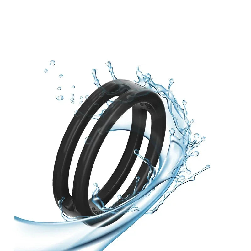 Men Soft Silicone Penis Ring Delay Ejaculation Scrotum Massage Ring Adult Male Sexual Wellness Products Easy To Use
