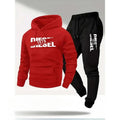 Autumn and winter new hooded sweatshirt sportswear fashion sports hooded sweatshirt casual sweatshirt and pants two in one