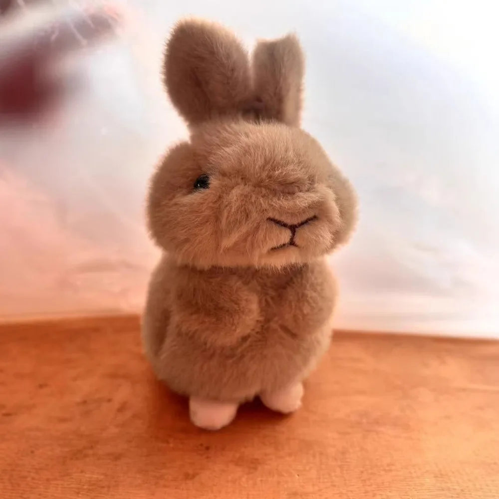New Plush Rabbit Doll High Beauty Keychain Pendant Cartoon Bag Hanger Doll Grabbing Machine Gift Cute Backpack Jewelry Accessory