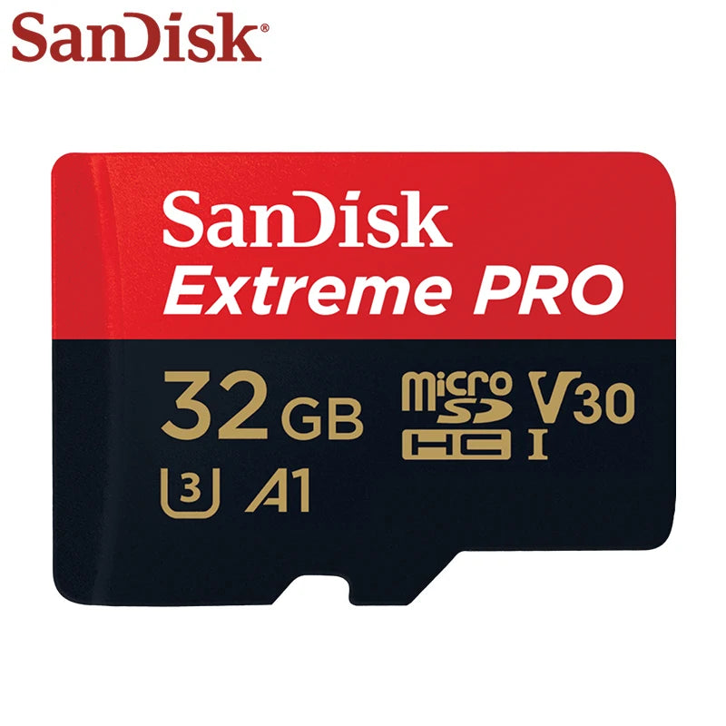 High Speed SanDisk Microsd Memory Card U3 C10 A2 V30 4K Extreme Pro Micro SD Card Up to 200Mb/s Flash TF Card for Phone Camera