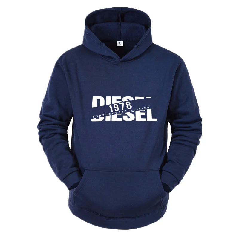 2025 Autumn/Winter Casual Printed Hoodie Classic Style Fashion Men's Y2K Harajuku Sports Jogging Street Men's/Women's Clothing