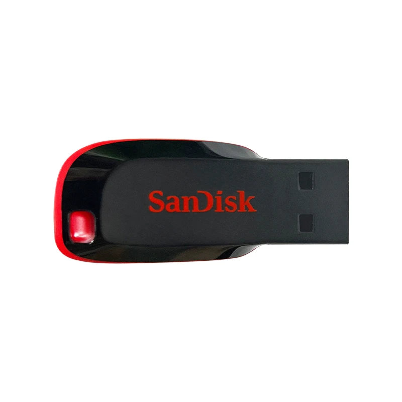SanDisk Cruzer Blade USB 2.0 Flash Drive CZ50 16GB 32GB 64GB 128GB Original Pendrive Memory Stick for Computer