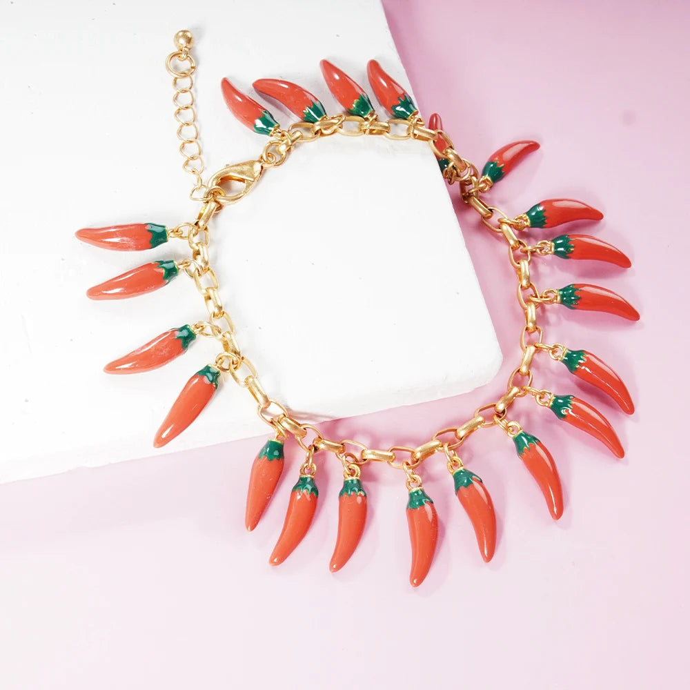Bohemia Ocean Beauty Charms Bracelet Pulseras Bangle Hand Enamel Fishes Conch Seastar Tassel Pendants Toggle Bracelet Pulseras