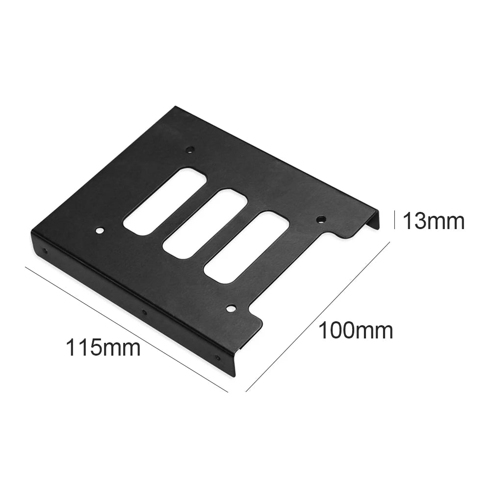 3-1PCS 2.5 inch SSD HDD to 3.5 inch Mounting Adapter Bracket for PC Computer Metal Hard Drive Holder Dock Enclosure SATA IDE SSD