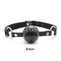 Adult Toys of Hard Ball Gag Mouth Gag 3 Breathing Holes Ball Plug for SM Game