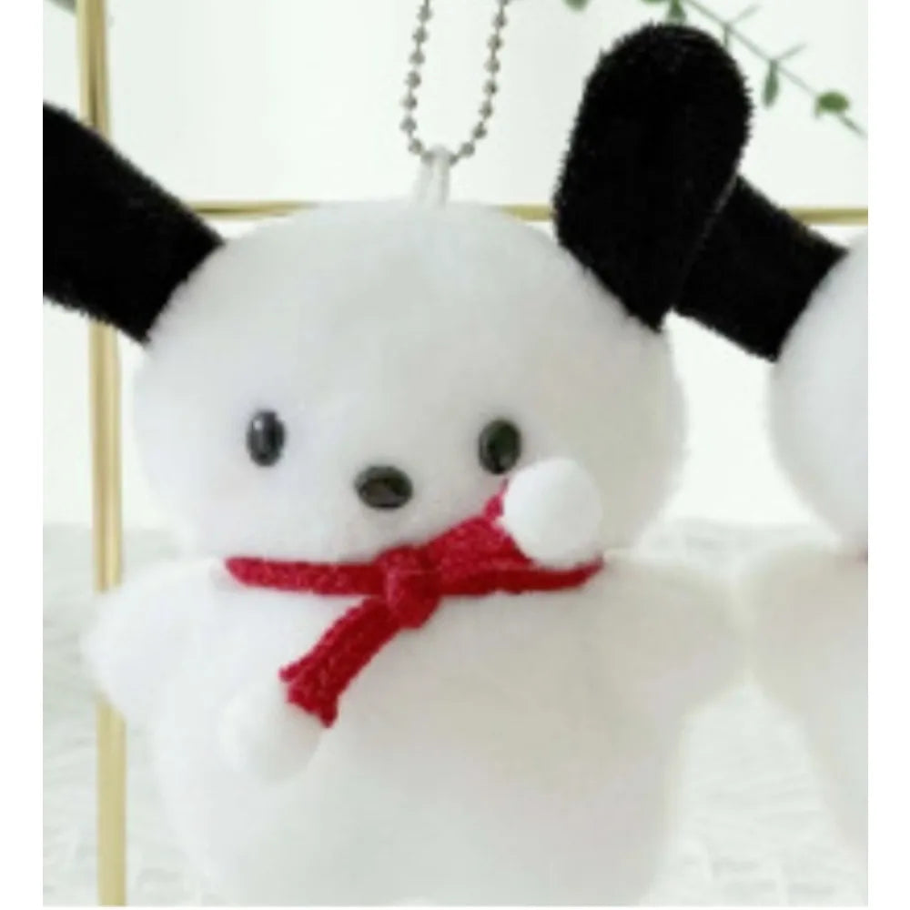 New Plush Rabbit Doll High Beauty Keychain Pendant Cartoon Bag Hanger Doll Grabbing Machine Gift Cute Backpack Jewelry Accessory