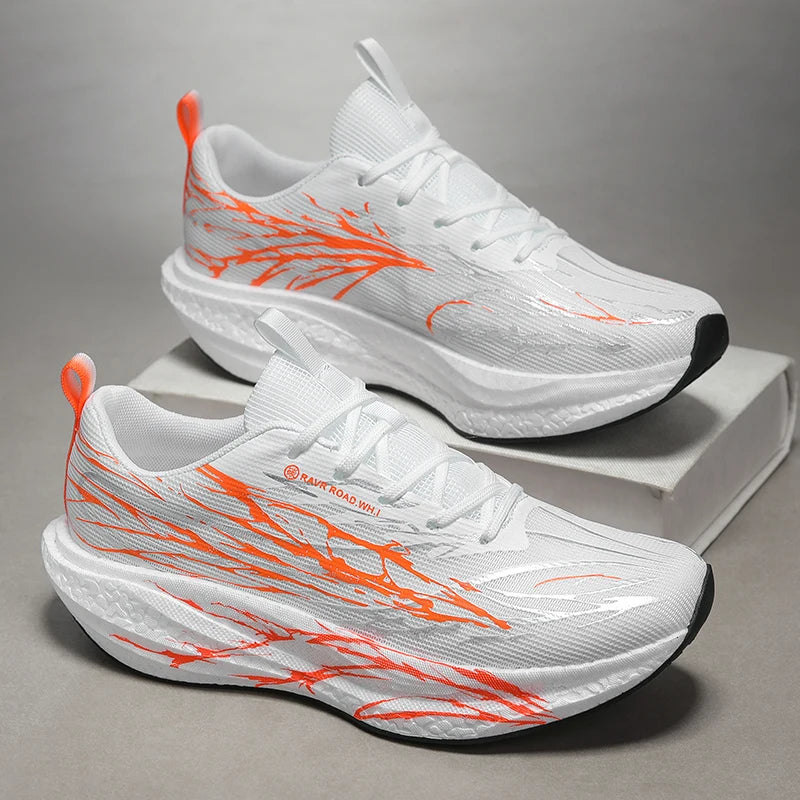 Wide Toe Box Running Sneakers Thick Cushioned Sole Lightweight Anti Slip for Men Women Gym Fitness Jogging shoes