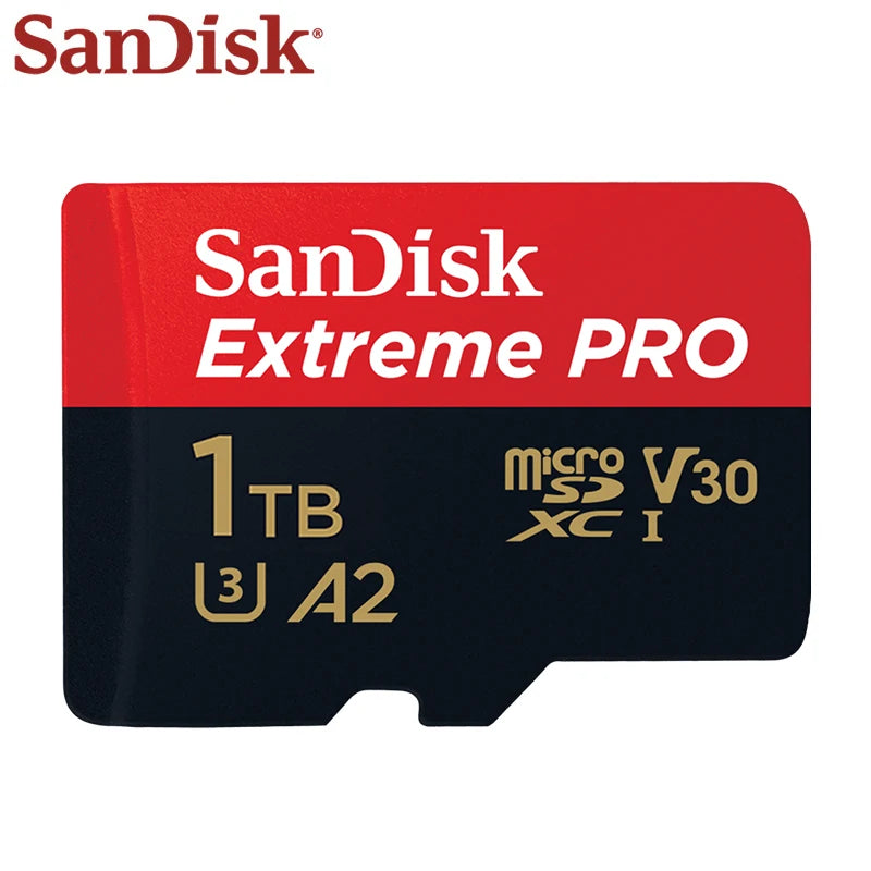 High Speed SanDisk Microsd Memory Card U3 C10 A2 V30 4K Extreme Pro Micro SD Card Up to 200Mb/s Flash TF Card for Phone Camera