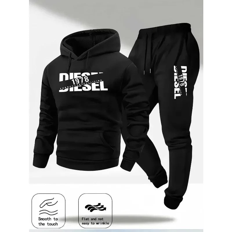 2026 popular new hooded sportswear fashion hooded sportswear casual sportswear and pants two in one