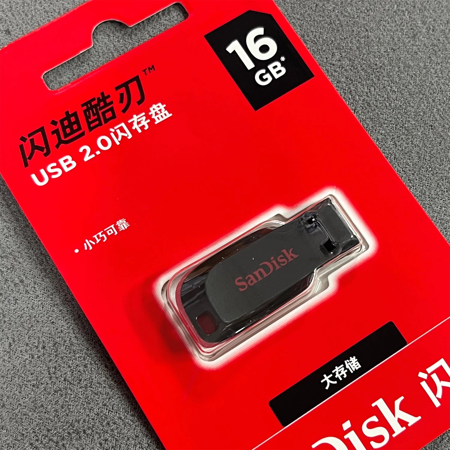 SanDisk Cruzer Blade USB 2.0 Flash Drive CZ50 16GB 32GB 64GB 128GB Original Pendrive Memory Stick for Computer
