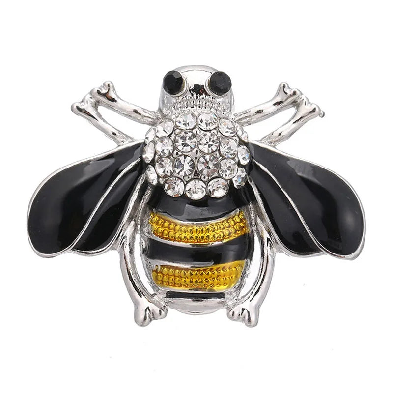 New Beauty Rhinestone Lovely animals Owl dog panda Swan Fish ladybug 18MM snap buttons fit snap bracelet jewelry wholesale