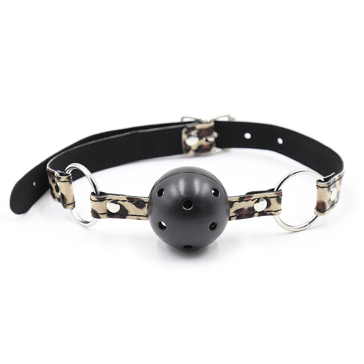 Adult Toys of Hard Ball Gag Mouth Gag 3 Breathing Holes Ball Plug for SM Game