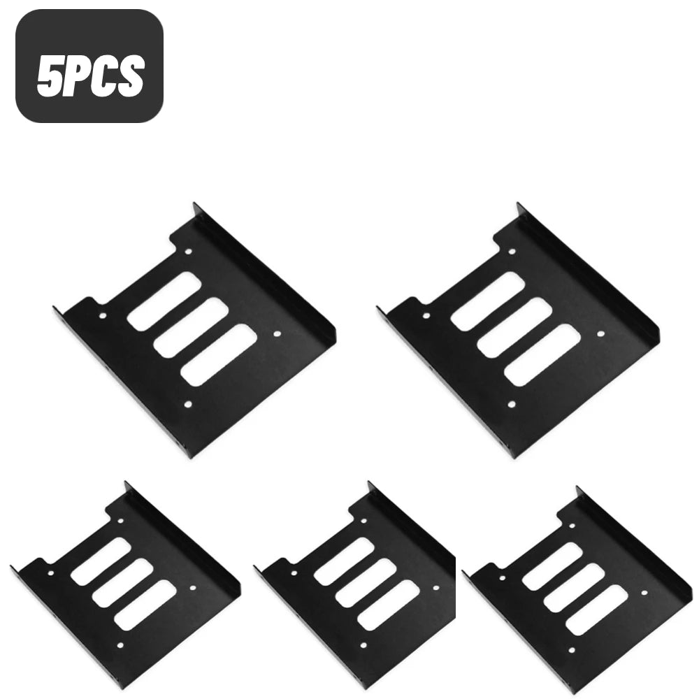 3-1PCS 2.5 inch SSD HDD to 3.5 inch Mounting Adapter Bracket for PC Computer Metal Hard Drive Holder Dock Enclosure SATA IDE SSD